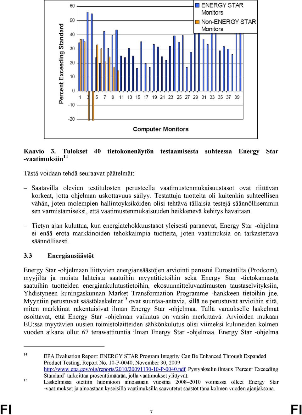 riittävän korkeat, jotta ohjelman uskottavuus säilyy.