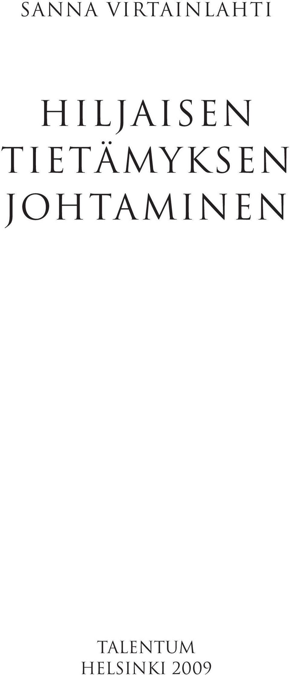 TIETÄMYKSEN