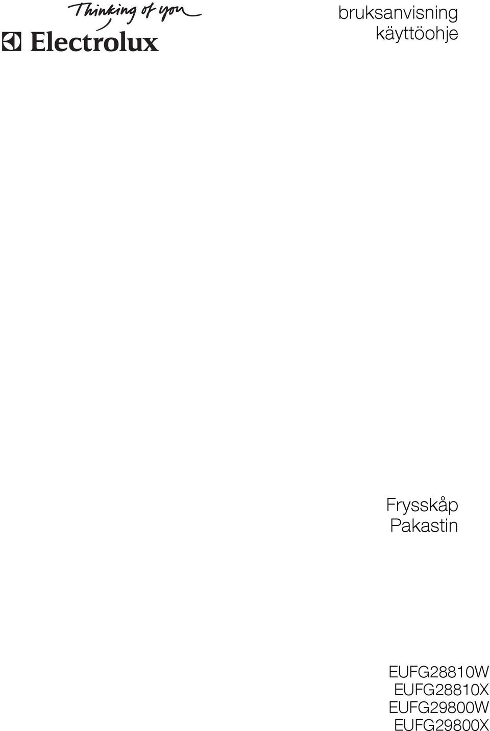Pakastin EUFG28810W
