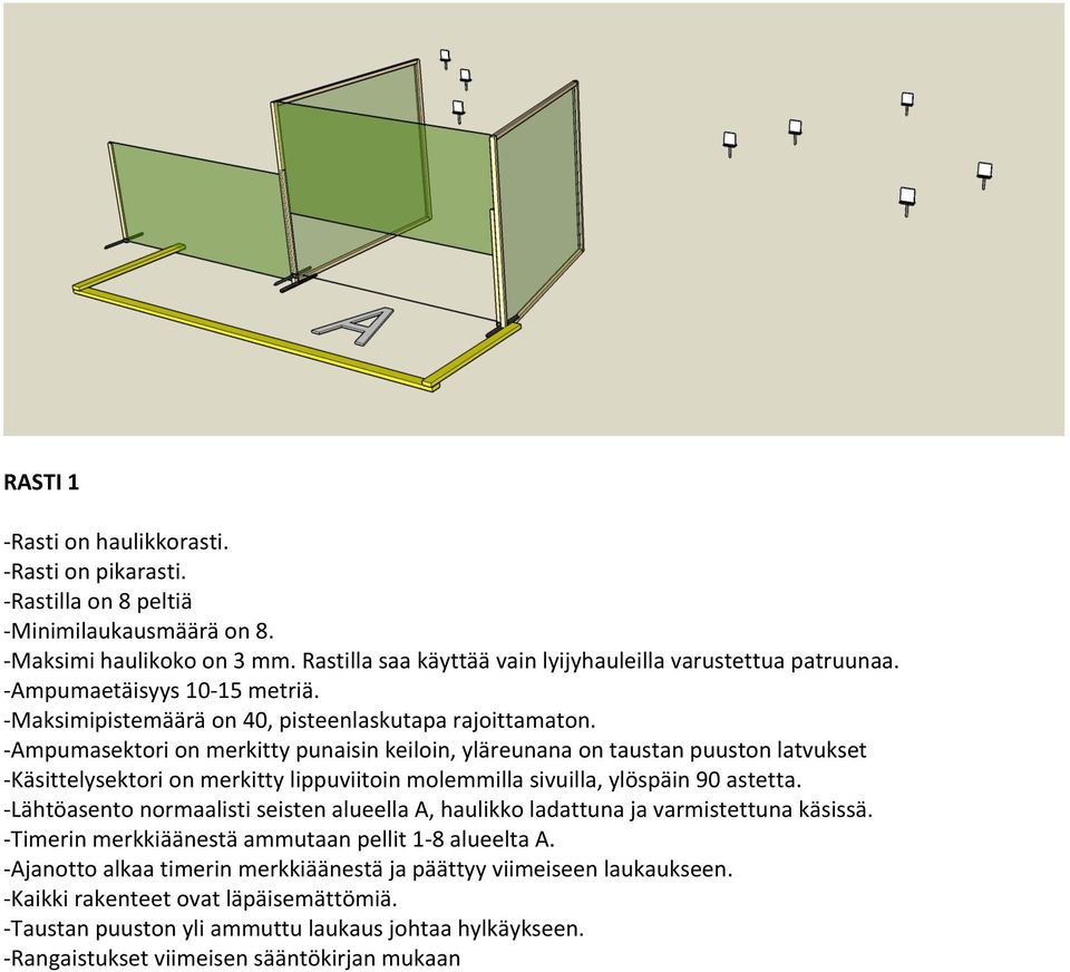 - Maksimipistemäärä on 40, pisteenlaskutapa rajoittamaton.