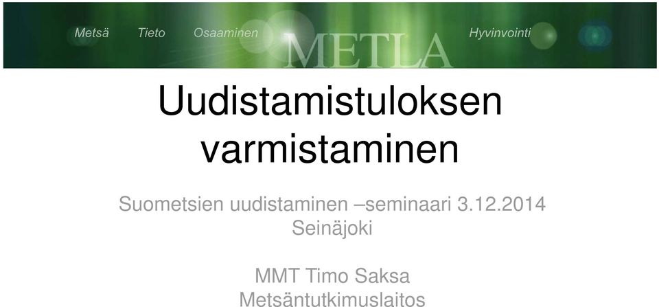 uudistaminen seminaari 3.12.