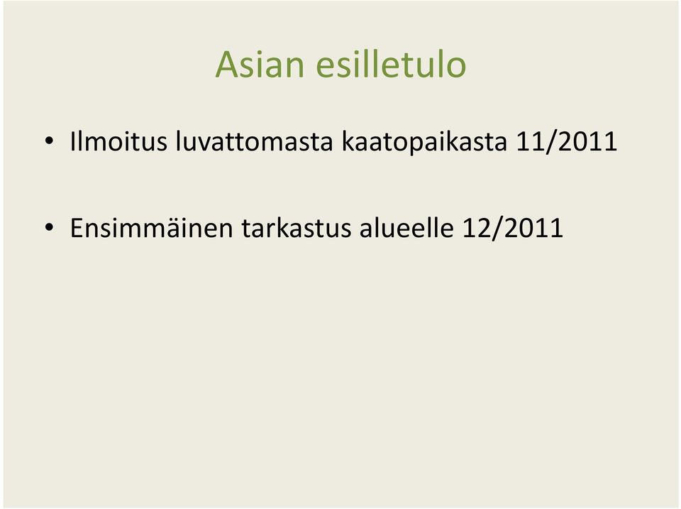 kaatopaikasta 11/2011
