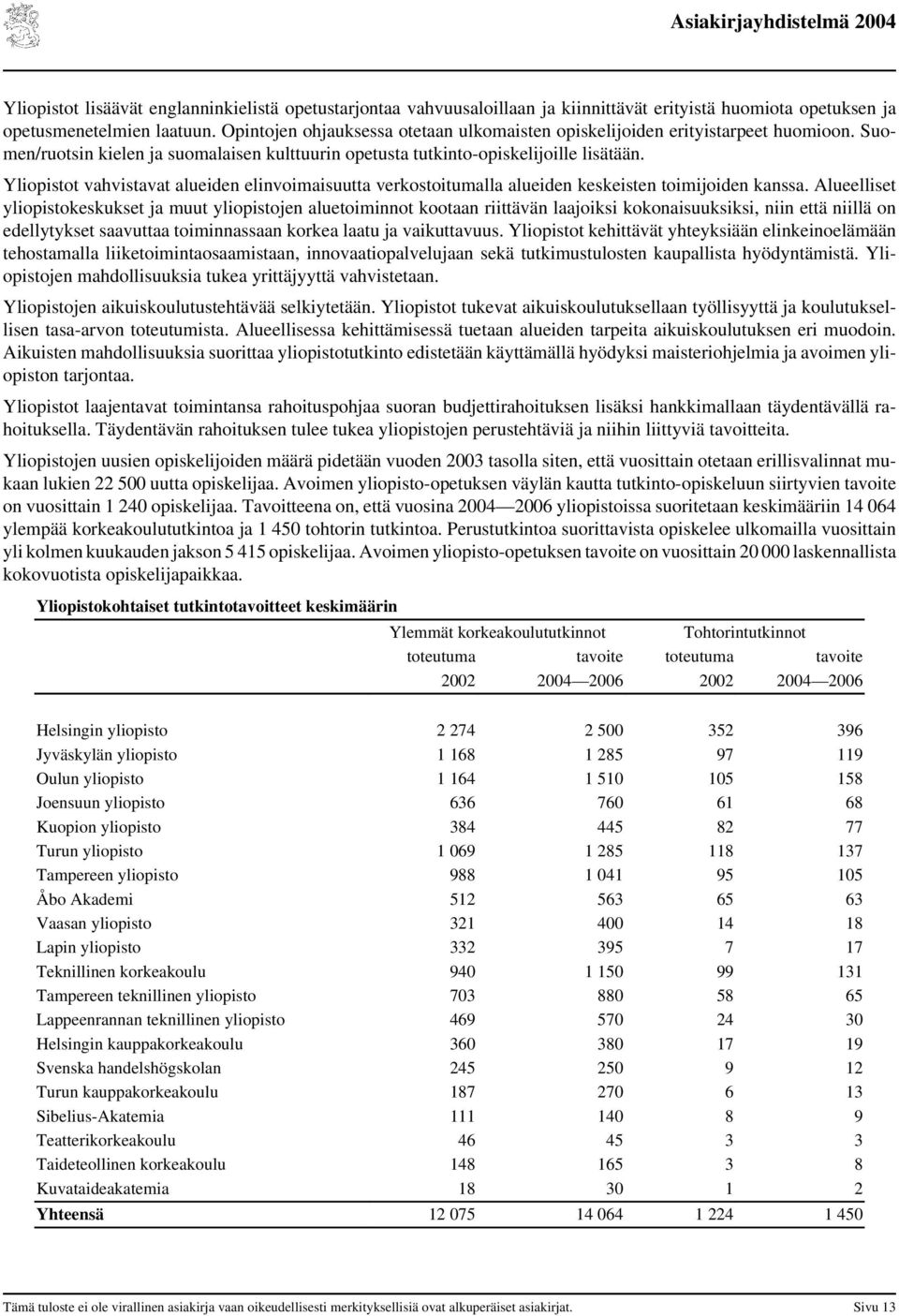 Yliopistot vahvistavat alueiden elinvoimaisuutta verkostoitumalla alueiden keskeisten toimijoiden kanssa.