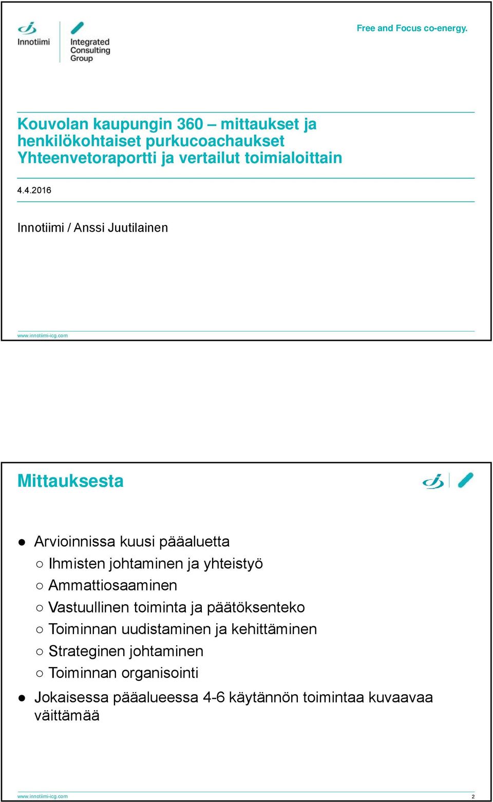 4.2016 Innotiimi / Anssi Juutilainen www.innotiimi-icg.