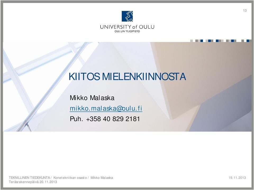 Mikko Malaska mikko.