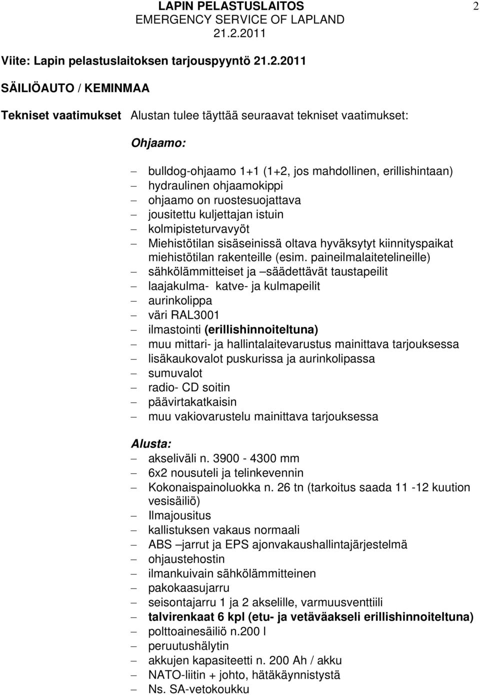 rakenteille (esim.