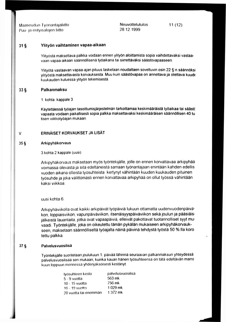 säästövapaaseen. Ylityötä vastaavan vapaa-ajan pituus lasketaan noudattaen soveltuvin osin 22 :n säännöksi ylityöstä maksettavasta korvauksesta.