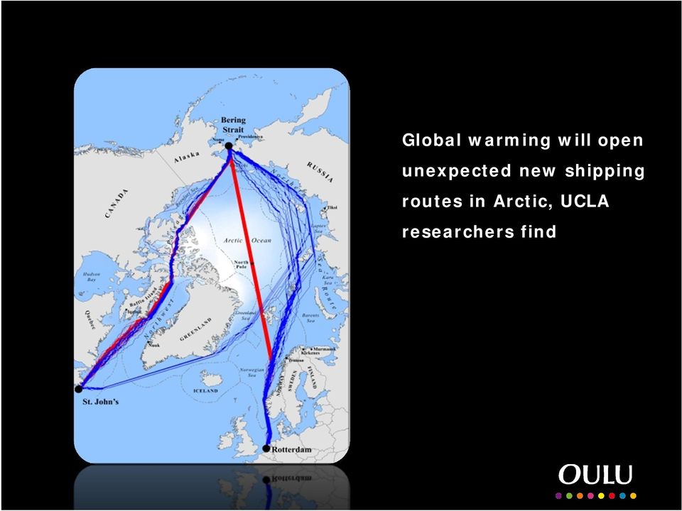 shipping routes in