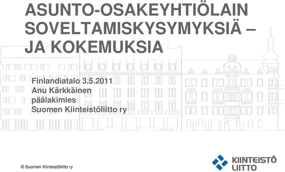 Finlandiatalo 3.5.