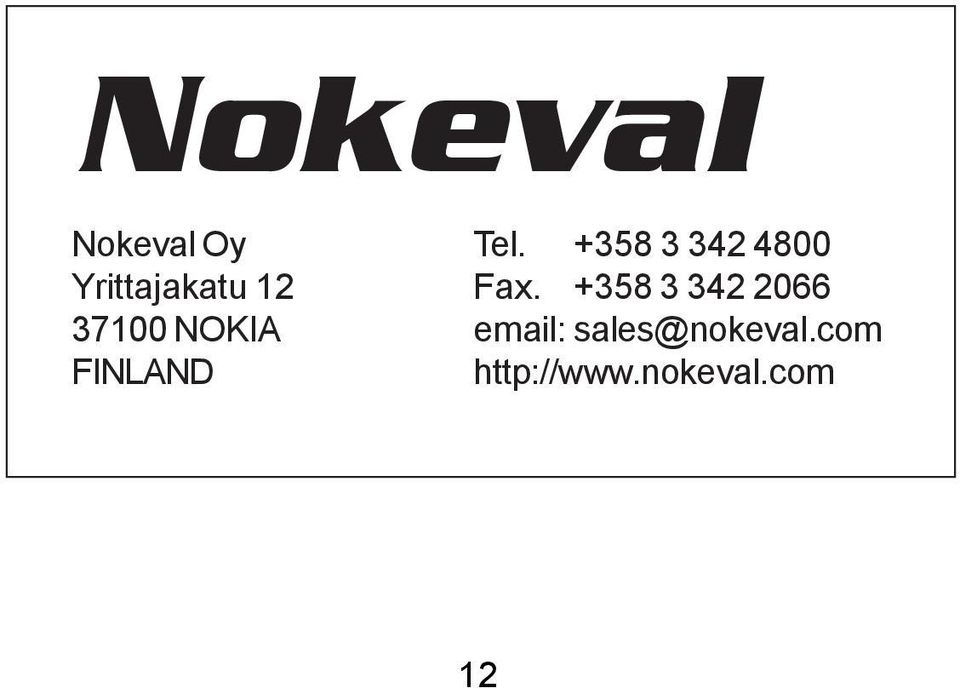 +8 0 700 NOKIA email: