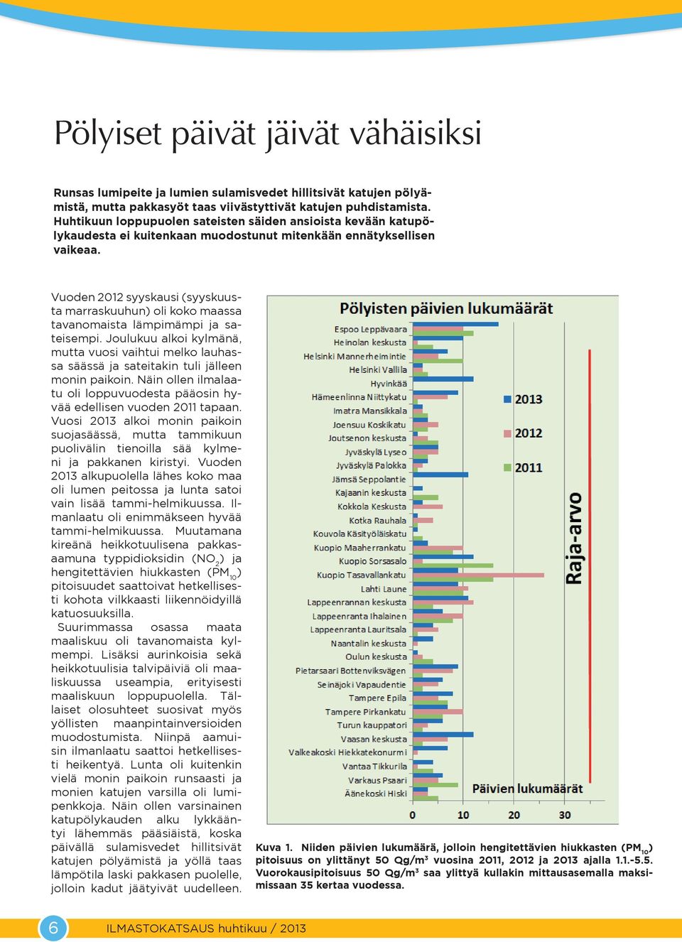 Vuoden 12 syyskausi (syyskuusta marraskuuhun) oli koko maassa tavanomaista lämpimämpi ja sateisempi.