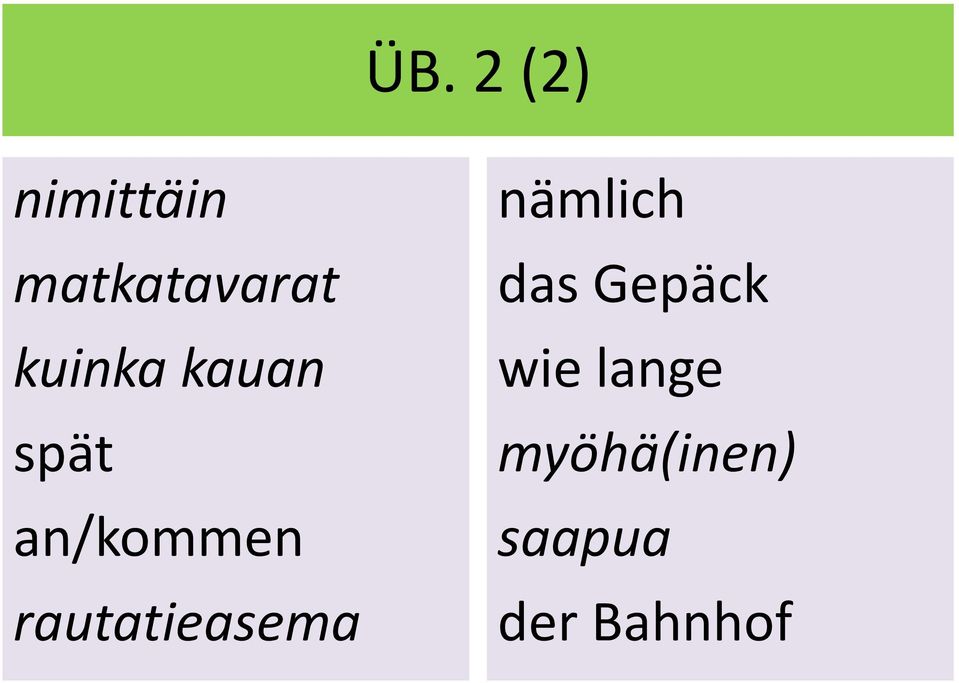 rautatieasema nämlich das Gepäck