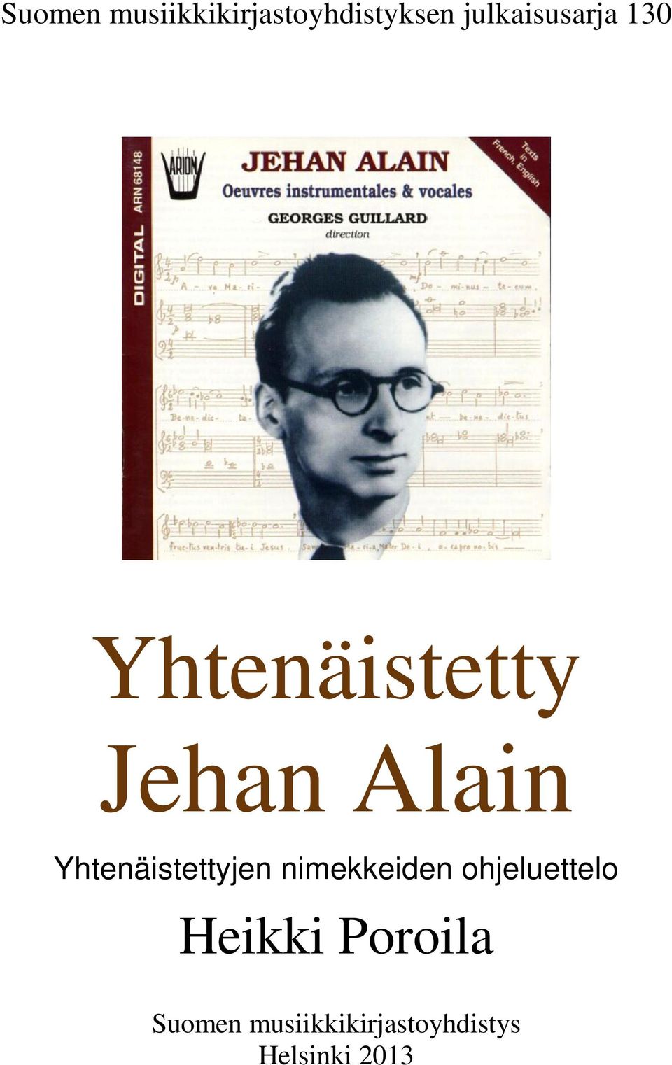 Yhtenäistettyjen nimekkeiden ohjeluettelo