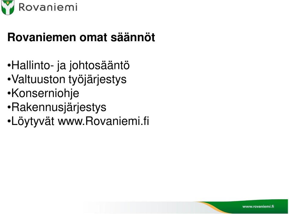 Valtuuston työjärjestys
