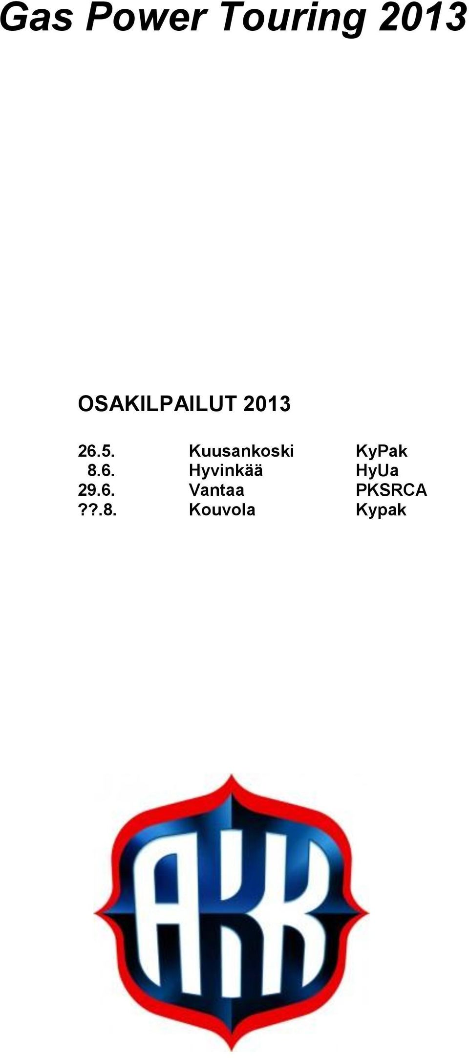 Kuusankoski KyPak 8.6.
