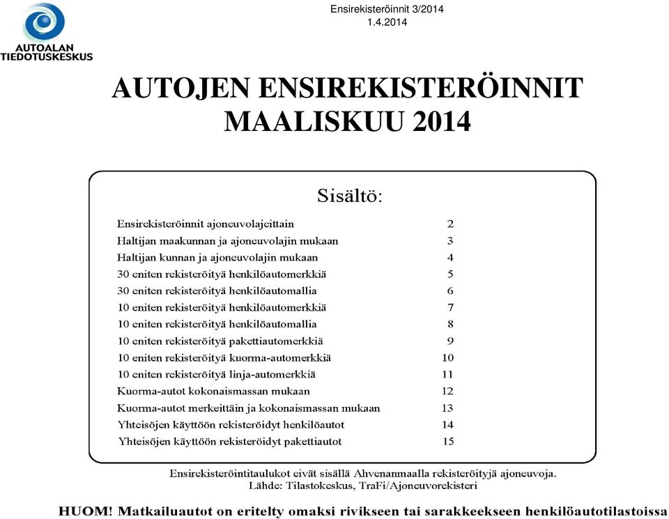 1.4.2014 AUTOJEN