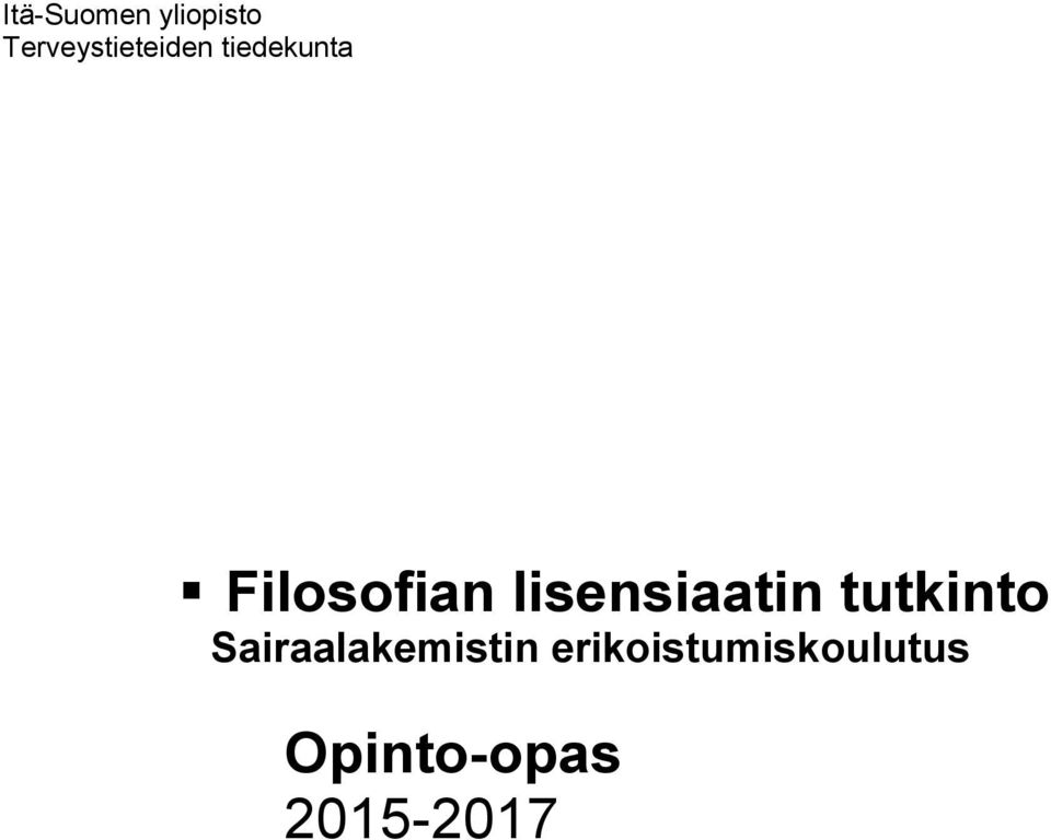 Filosofian lisensiaatin tutkinto