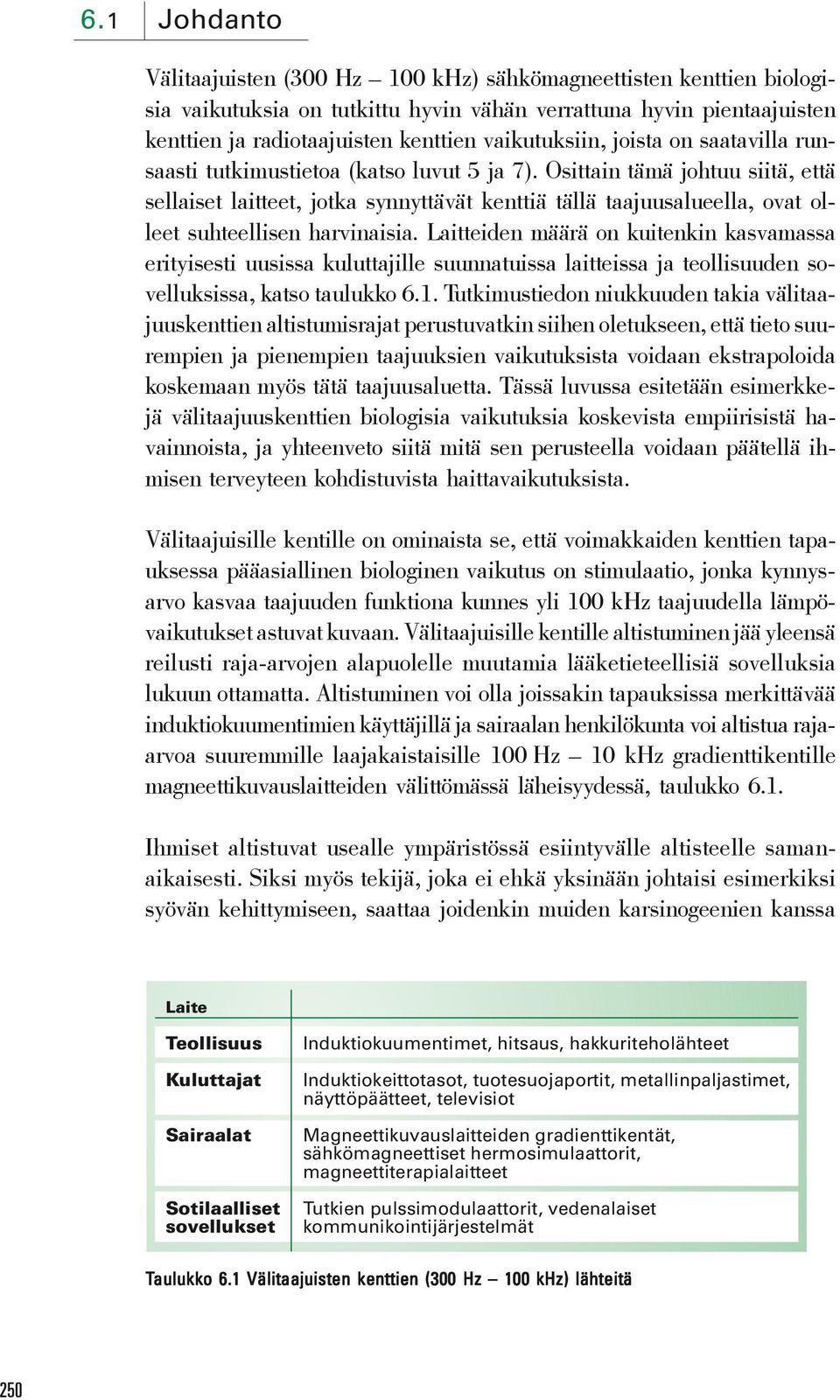 Osittain tämä johtuu siitä, että sellaiset laitteet, jotka synnyttävät kenttiä tällä taajuusalueella, ovat olleet suhteellisen harvinaisia.