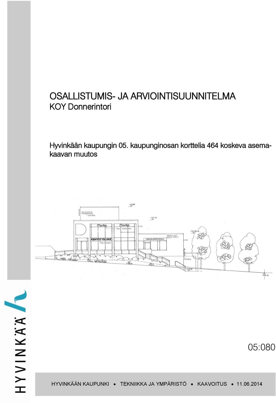 kaupunginosan korttelia 464 koskeva asemakaavan
