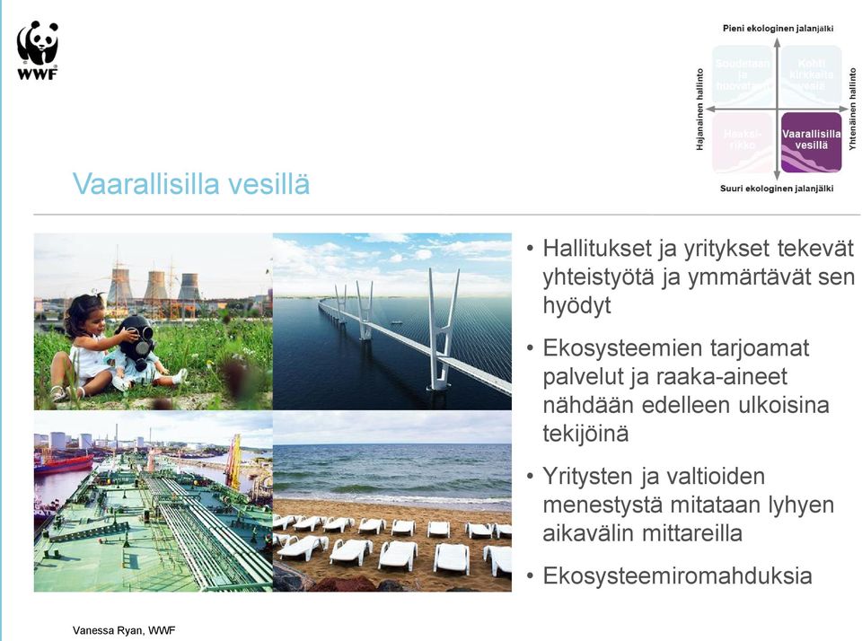 raaka-aineet nähdään edelleen ulkoisina tekijöinä Yritysten ja
