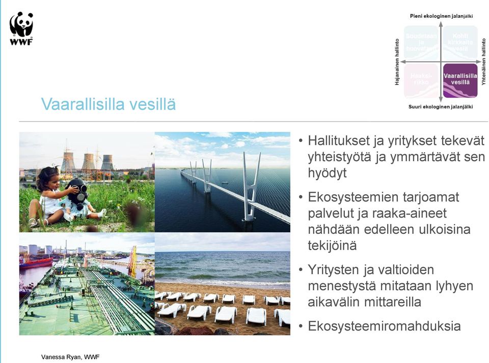 raaka-aineet nähdään edelleen ulkoisina tekijöinä Yritysten ja