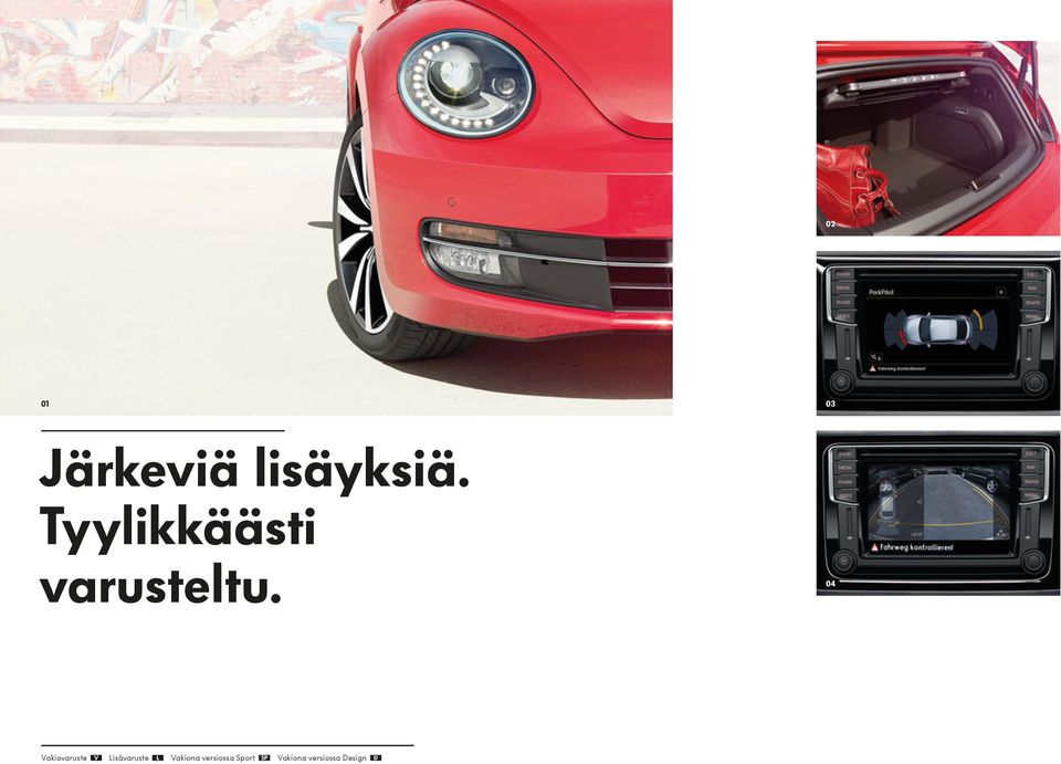 04 Vakiovaruste V Lisävaruste L