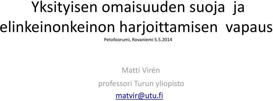 Petofoorumi, Rovaniemi 5.