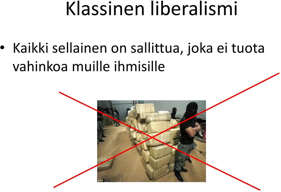 sallittua, joka ei