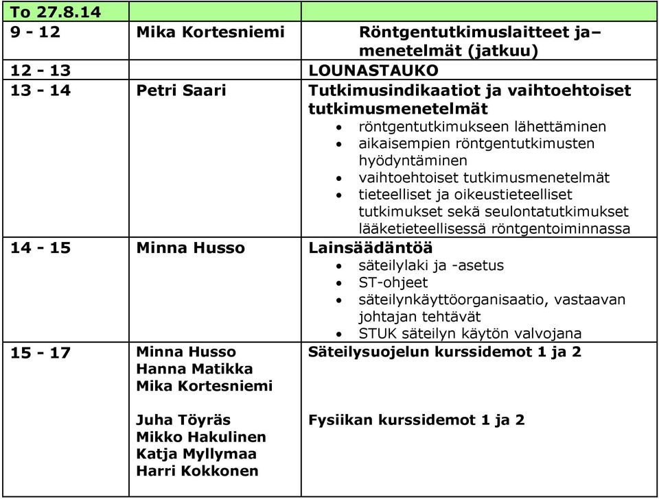 röntgentutkimukseen lähettäminen aikaisempien röntgentutkimusten hyödyntäminen vaihtoehtoiset tutkimusmenetelmät tieteelliset ja oikeustieteelliset tutkimukset sekä