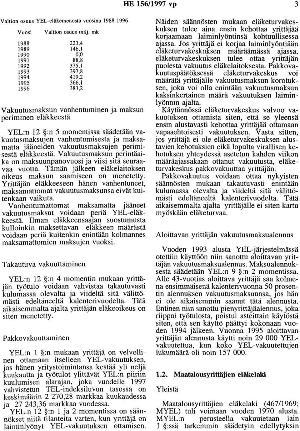 vakuutusmaksujen vanhentumisesta ja maksamatta jääneiden vakuutusmaksujen perimisestä eläkkeestä. Vakuutusmaksun perintäaika on maksuunpanovuosi ja viisi sitä seuraavaa vuotta.