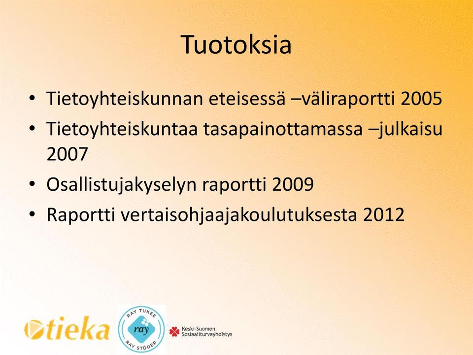 tasapainottamassa julkaisu 2007