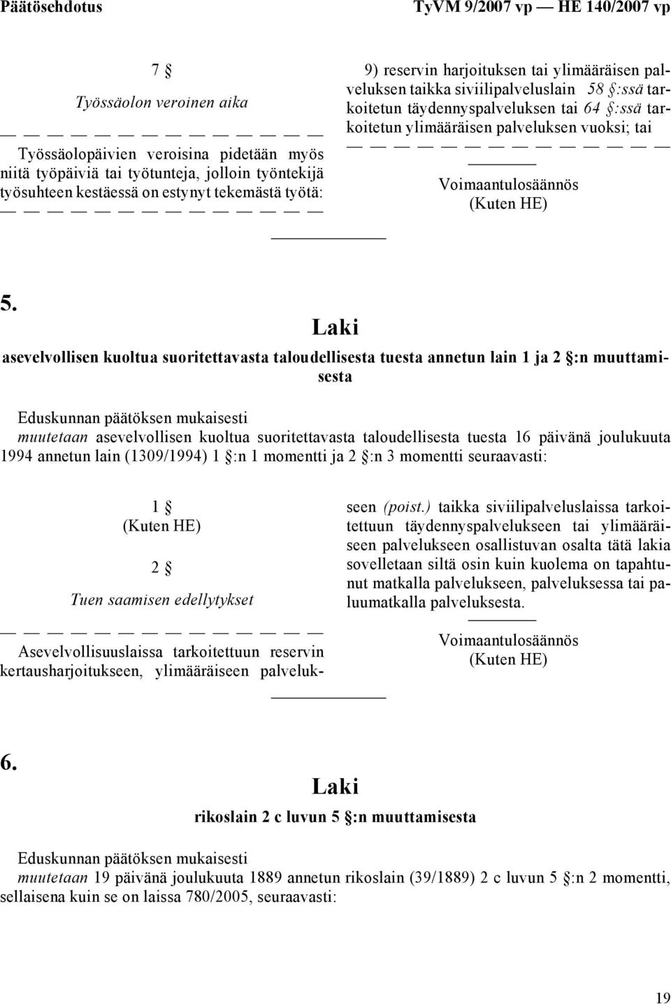 Voimaantulosäännös 5.