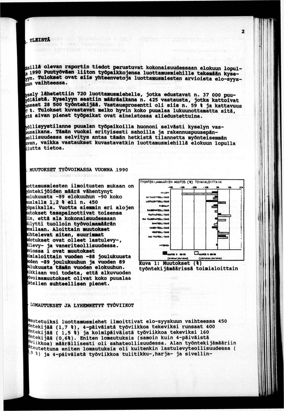 Alan yönekjämäärn ^eueuna enen lomauuksa ol kuenkn lasulevyeollsuudessa ( %) ja 4-päväsä yövkkoa ulkku-,harja- ja svellnj T r f M 1 sllä olevan raporn edo perusuva kokonasuudessaan elokuun lopul-