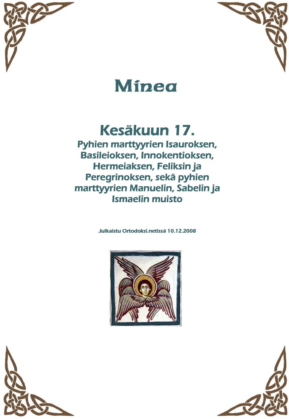 Innokentioksen, Hermeiaksen, Feliksin ja