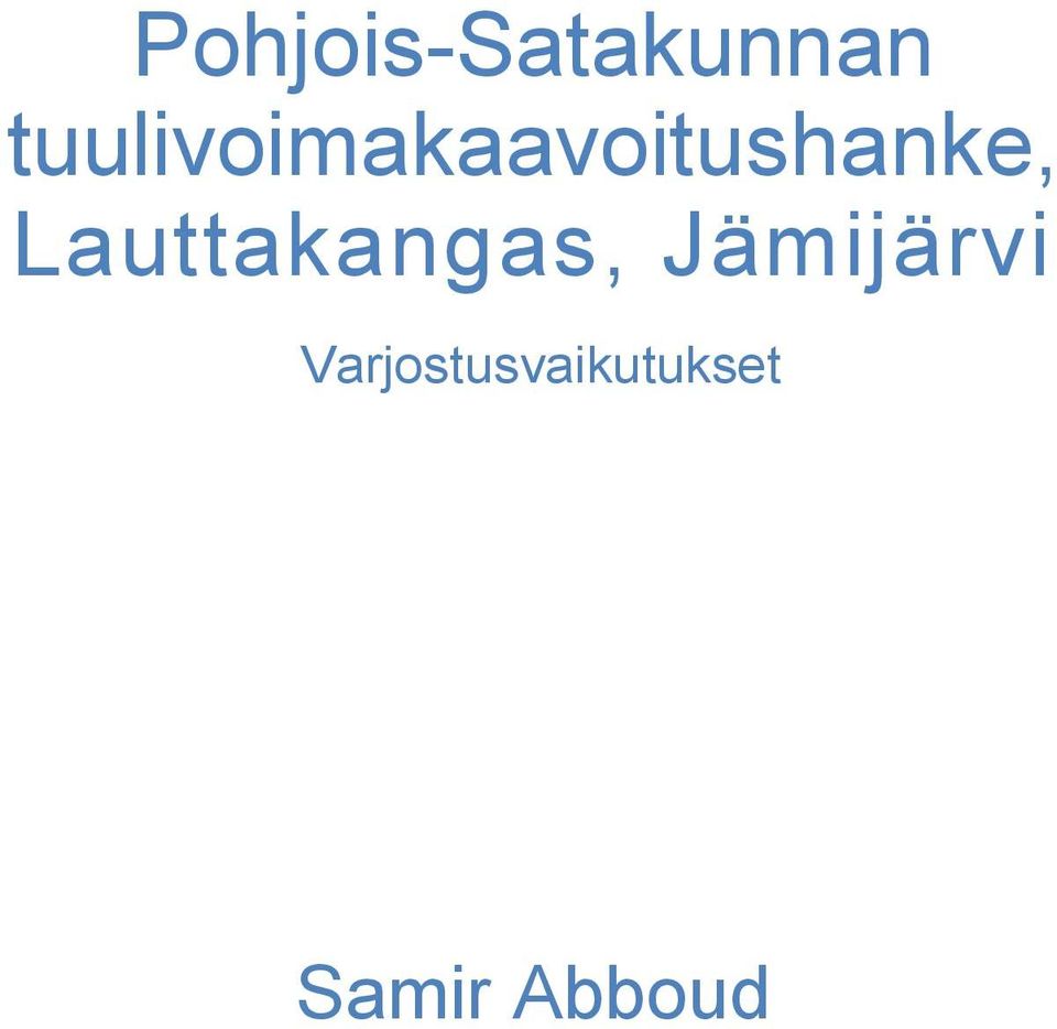 Lauttakangas, Jämijärvi