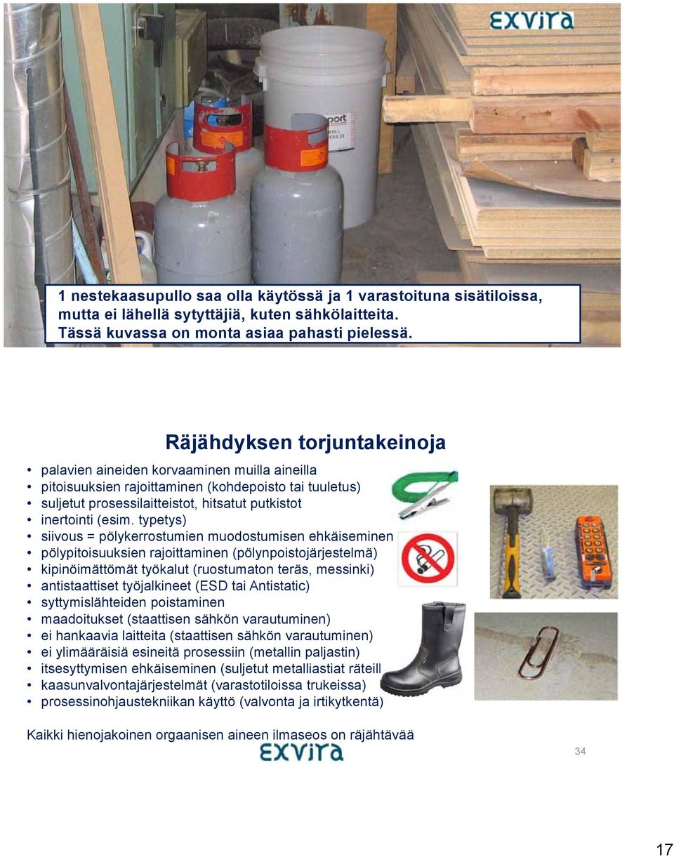 putkistot inertointi (esim.