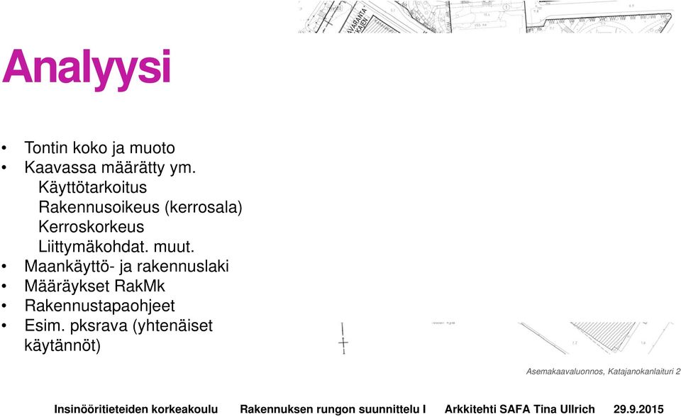 Liittymäkohdat. muut.