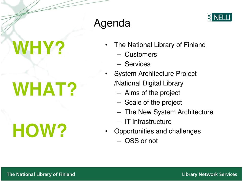 Architecture Project /National Digital Library Aims of the