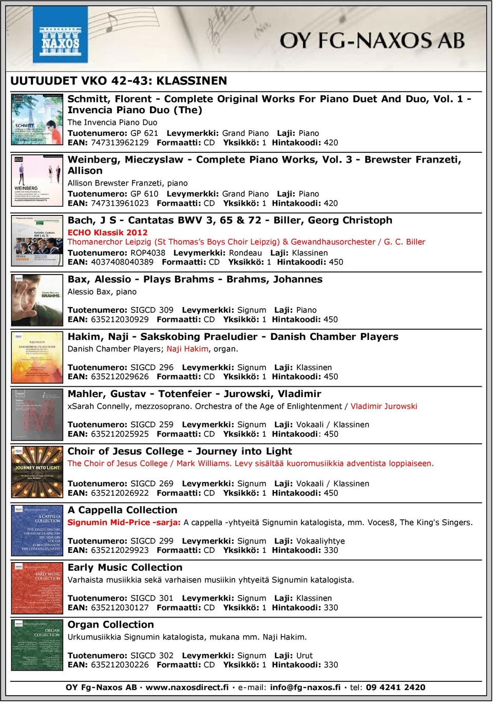 Piano Works, Vol.