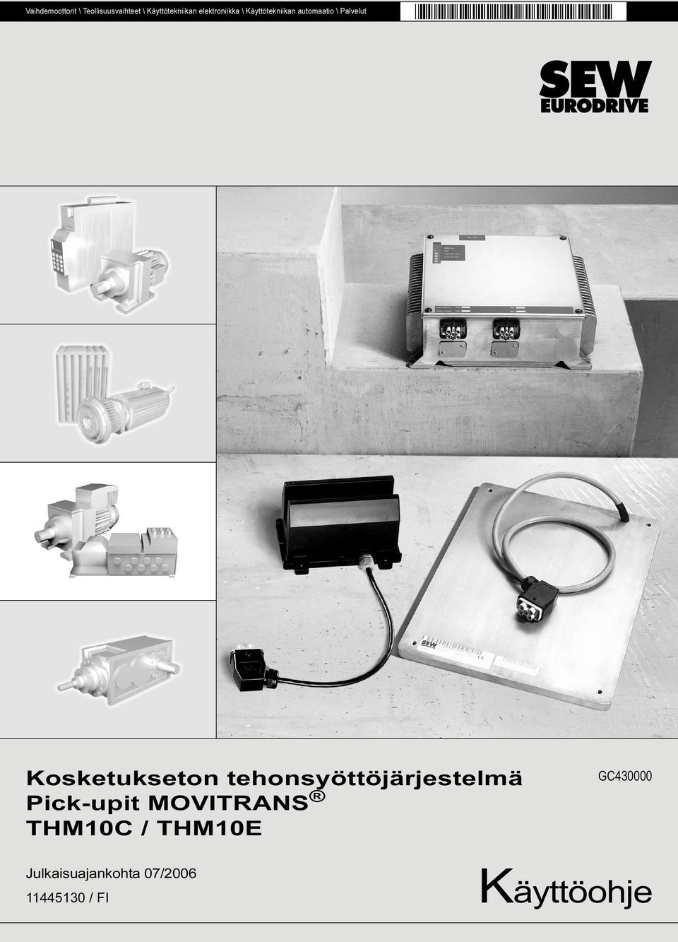 Kosketukseton tehonsyöttöjärjestelmä Pick-upit MOVITRANS