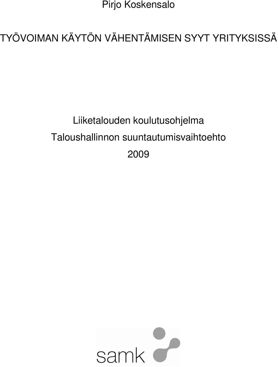 Liiketalouden koulutusohjelma