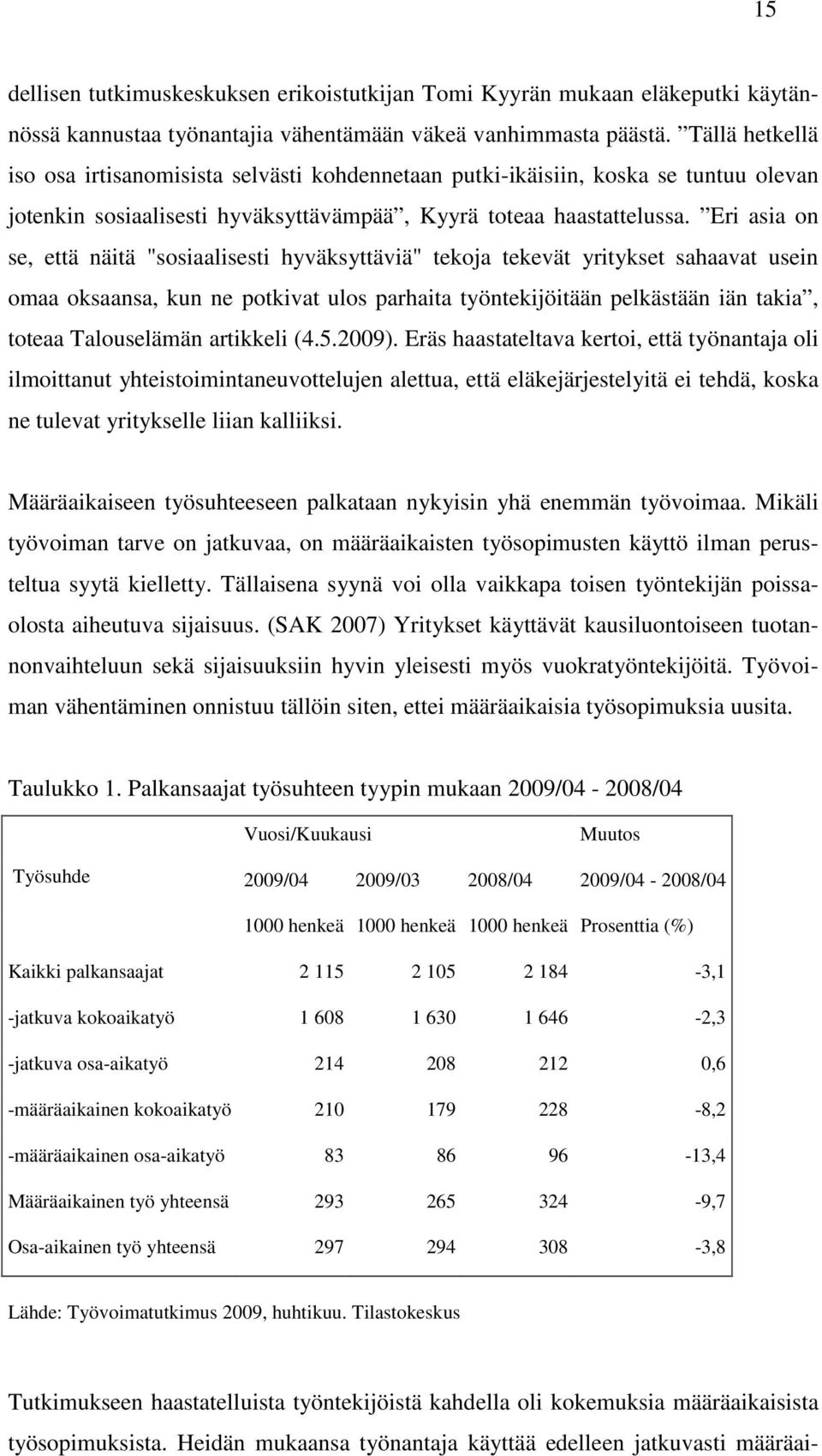 Eri asia on se, että näitä "sosiaalisesti hyväksyttäviä" tekoja tekevät yritykset sahaavat usein omaa oksaansa, kun ne potkivat ulos parhaita työntekijöitään pelkästään iän takia, toteaa Talouselämän
