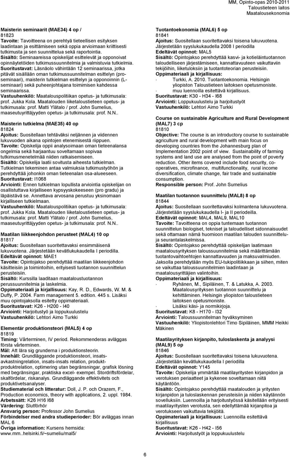 Maatalouden dating 2015