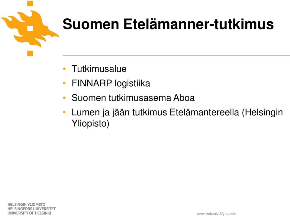 Suomen tutkimusasema Aboa Lumen ja