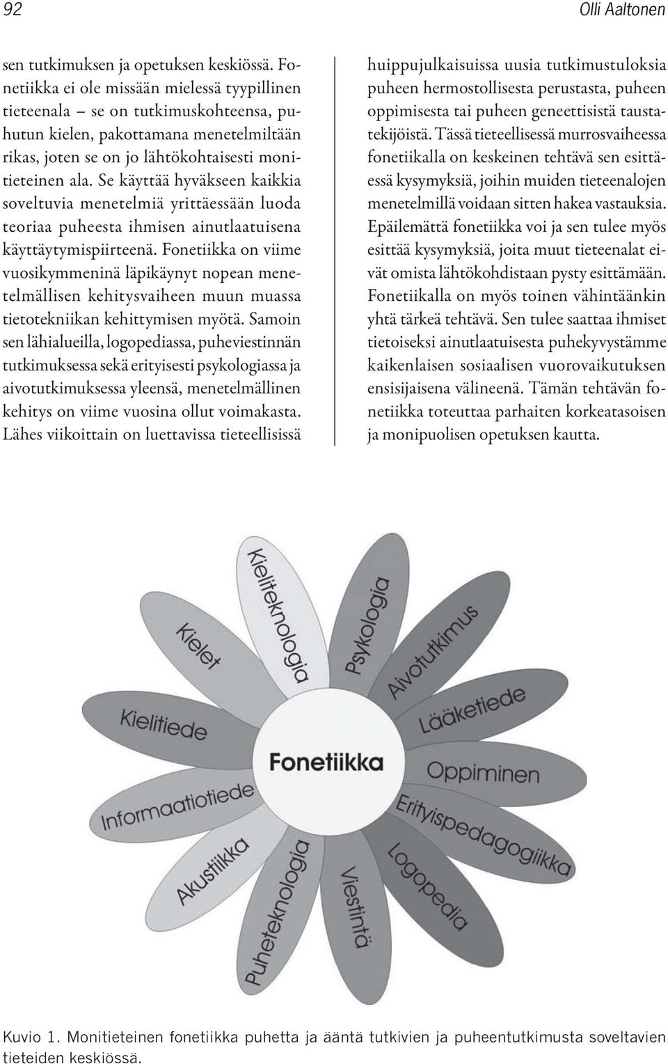 Se käyttää hyväkseen kaikkia soveltuvia menetelmiä yrittäessään luoda teoriaa puheesta ihmisen ainutlaatuisena käyttäytymispiirteenä.