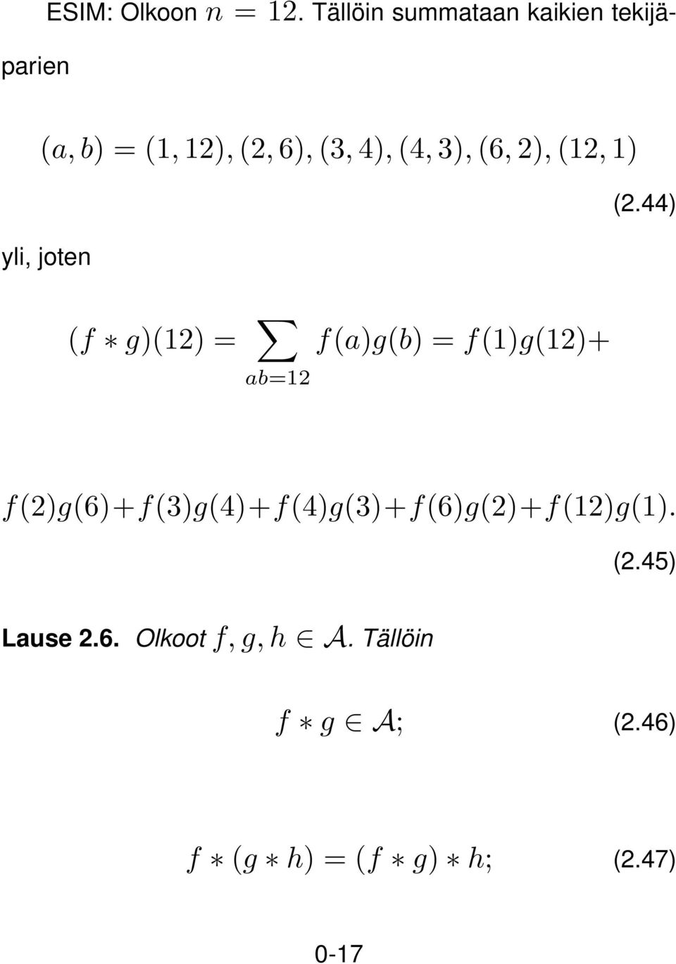 3), (6, 2), (2, ) (2.