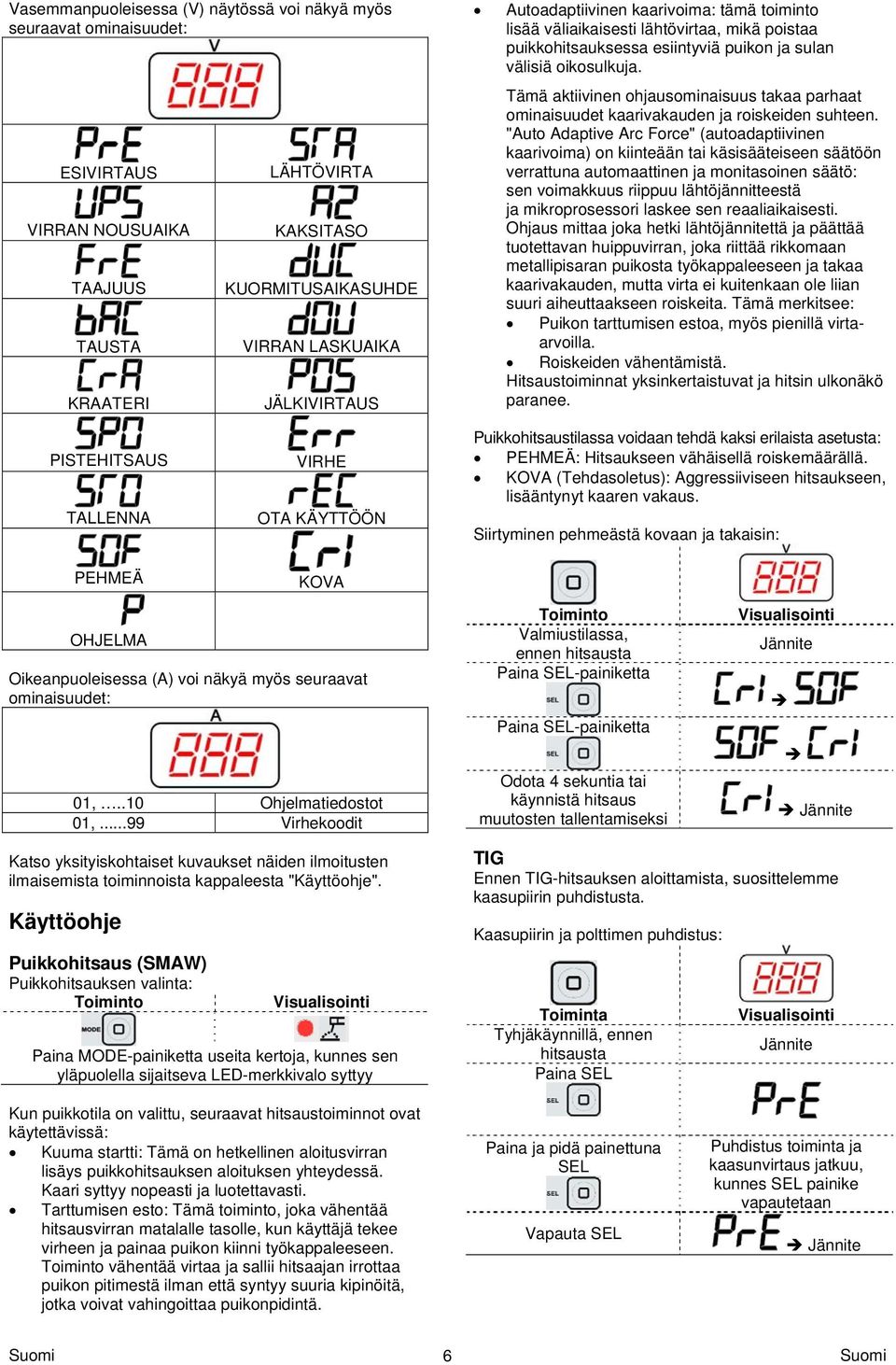 Tämä aktiivinen ohjausominaisuus takaa parhaat ominaisuudet kaarivakauden ja roiskeiden suhteen.
