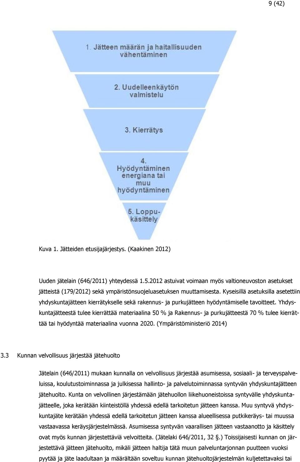 Kyseisillä asetuksilla asetettiin yhdyskuntajätteen kierrätykselle sekä rakennus- ja purkujätteen hyödyntämiselle tavoitteet.