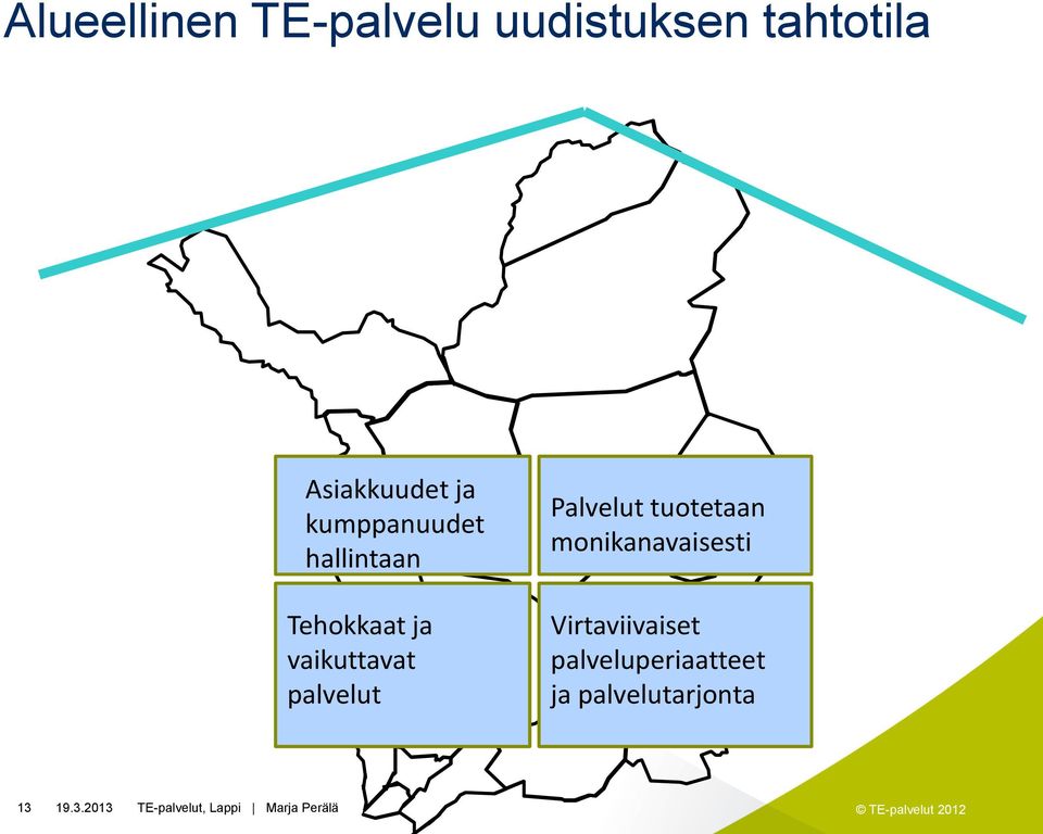 Palvelut tuotetaan monikanavaisesti Virtaviivaiset