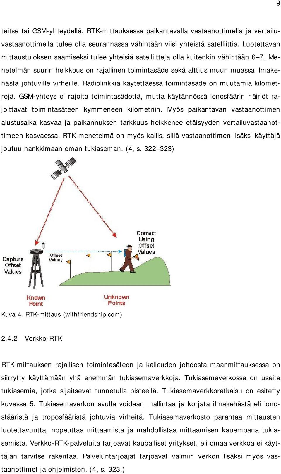 Menetelmän suurin heikkous on rajallinen toimintasäde sekä alttius muun muassa ilmakehästä johtuville virheille. Radiolinkkiä käytettäessä toimintasäde on muutamia kilometrejä.